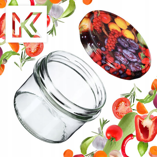 Kadax Βαζάκι Γυάλινο με Καπάκι 235ml (10τμχ)