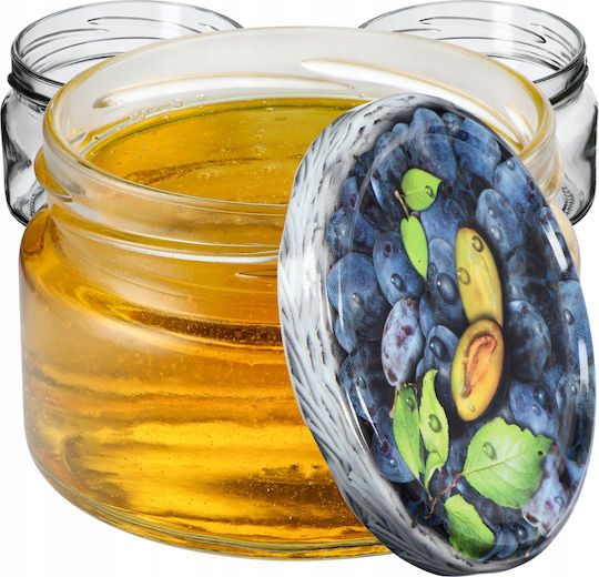 Kadax Glass Jar with Lid 250ml (10pcs)