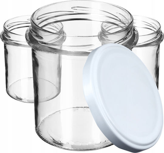 Kadax Borcan Sticlă Cu Capac 350ml 10 Buc