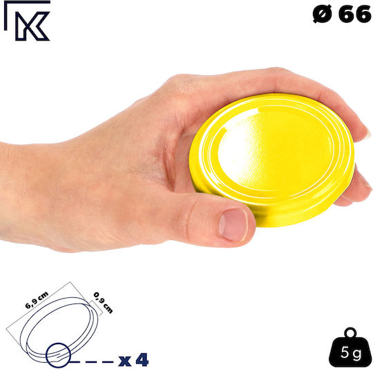 Kadax Βαζάκι Γυάλινο με Καπάκι 200ml (10τμχ)