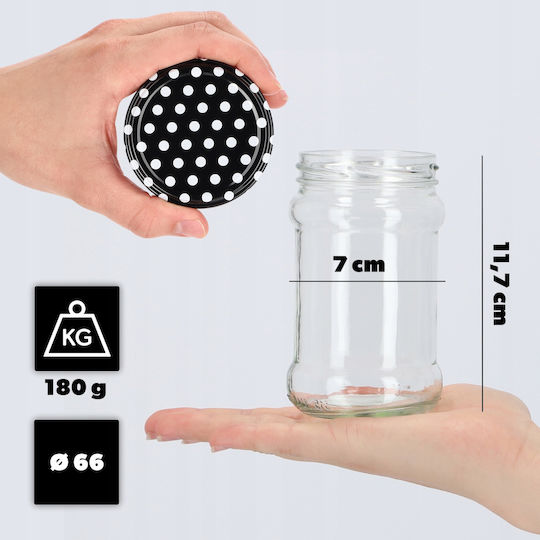 Kadax Glas Gefäß mit Deckel 315ml (10 Stück)