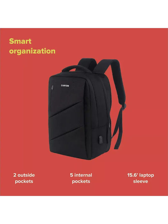 Canyon BPE-5 Impermeabila Geantă Rucsacuri pentru laptop 15.6" în culoarea Burgundy