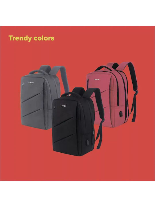 Canyon BPE-5 Impermeabila Geantă Rucsacuri pentru laptop 15.6" în culoarea Burgundy