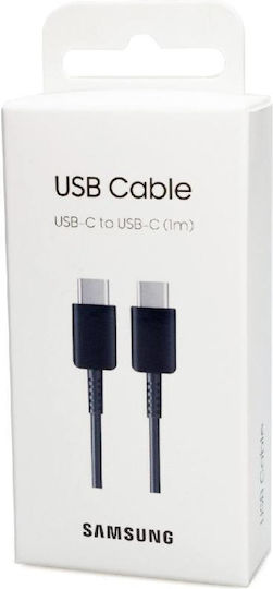 Samsung USB 2.0 Cable USB-C Male - USB-C Black 1m EP-DA705BBEGWW