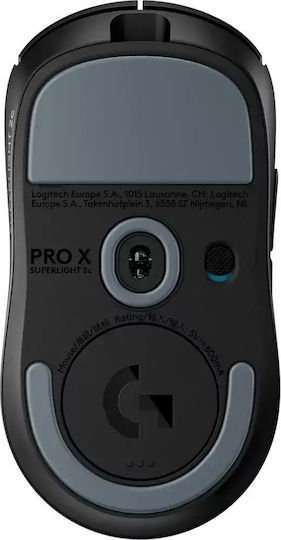 Logitech Pro X Superlight 2c Ασύρματο Gaming Ποντίκι Μαύρο