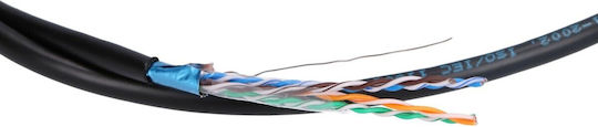 Extralink F/FTP Cat.5e Ethernet Network Cable Outdoor 305m Gray