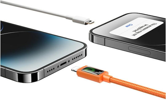 Usams Regular la Cablu Lightning 30W Portocaliu 1.2m (SJ774USB02)