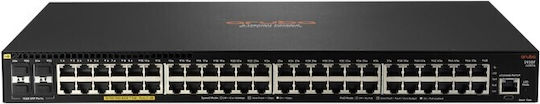HP 2930F-48G Negestionat L2 PoE+ Switch cu 48 Porturi Gigabit (1Gbps) Ethernet și 4 Porturi SFP