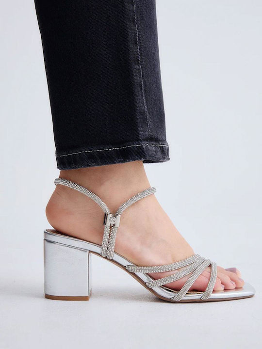 Exe Sandals Silver