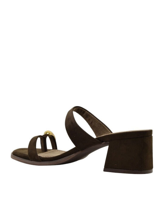 Damen Sandalen Braun