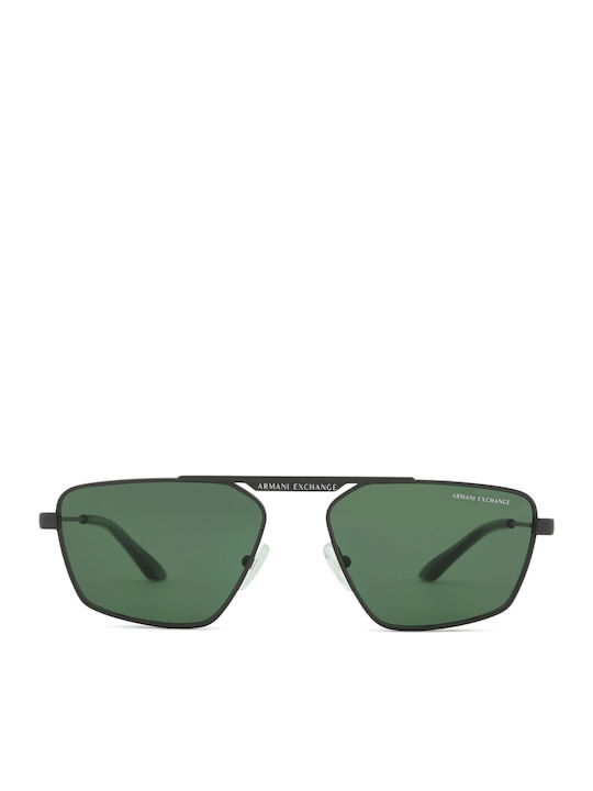 Armani Exchange Унисекс Слънчеви Очила с Сив Метален Рамка и Сиви Стъкла AX2059S 613371