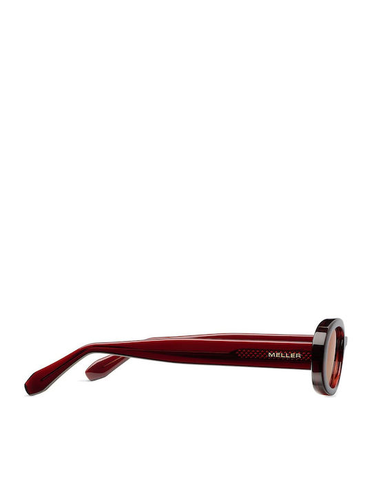 Meller Kai Unisex Sunglasses with Red Frame and Red Lens KAI-MAROONGBROWN
