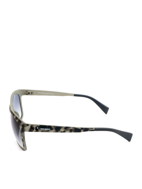Italia Independent Men's Sunglasses with Gray Plastic Frame and Light Blue Gradient Lens 0112.096.000
