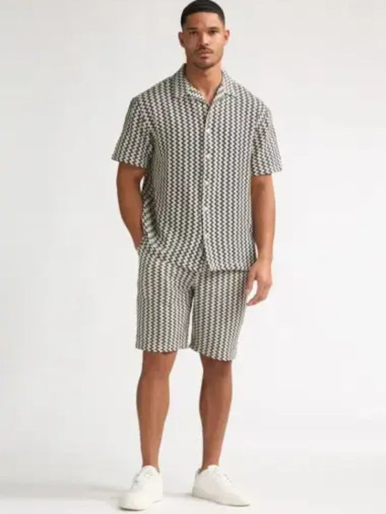 Κοντομάνικο Πουκάμισο σε Κανονική Γραμμή Off White