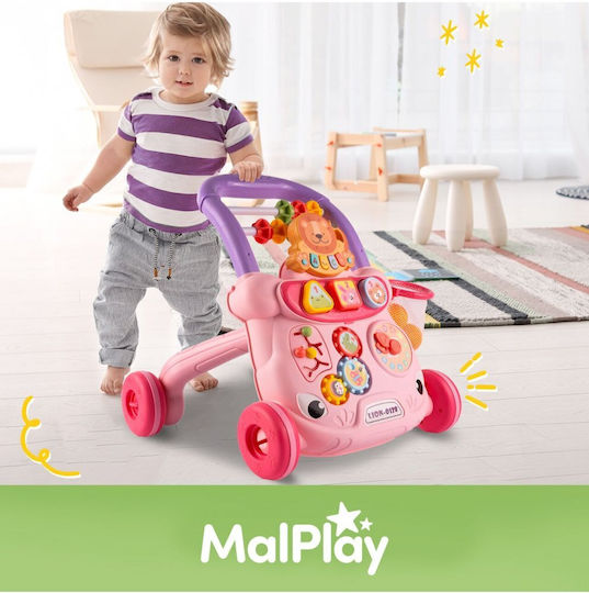 MalPlay Ζωάκι για 18+ μηνών με Ήχους Ροζ
