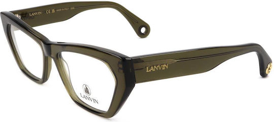 Lanvin Women's Acetate Prescription Eyeglass Frame Green LNV2627-319