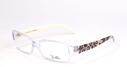 Emilio Pucci Transparent Women's Acetate Eyeglass Frame