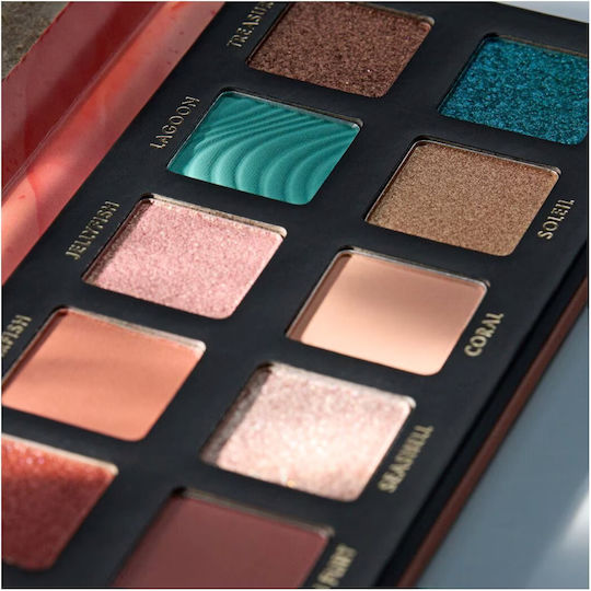 Catrice Cosmetics Coral Crush Slim Lidschattenpalette in fester Form 030 Under The Sea 10.6gr