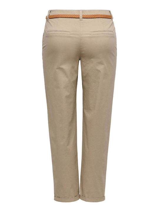 Damen Chino Hose Weiß