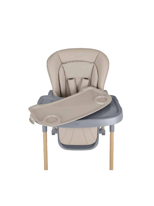 Kikka Boo Olive 2 Αναδιπλούμενο Καρεκλάκι Φαγητού Beige