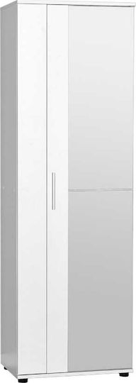 Ξύλινη Porto με 10 Ράφια Λευκό 60x36x187cm GP009-0170 Ξύλινη Porto με 10 Ράφια Λευκό 60x36x187cm GP009-0170
