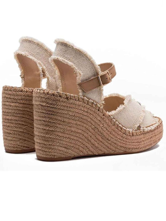 Jess Summer Women's Platforms Beige