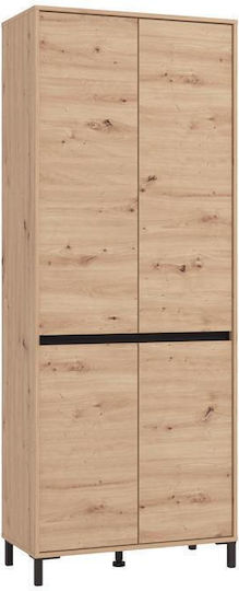 Ξύλινη 80x40x205cm 11014080 Ξύλινη 80x40x205cm 11014080