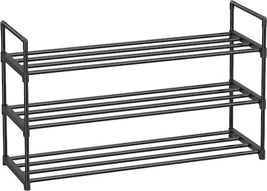 Μεταλλική με 3 Ράφια Μαύρη 92x30x54cm LSA13BKV1 Μεταλλική με 3 Ράφια Μαύρη 92x30x54cm LSA13BKV1