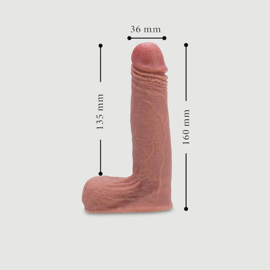 Реалистично Силиконово Дилдо 16 См Физически Sexopolis Sex Machines