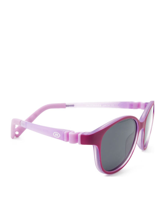 Moritz Oval Baby Sunglasses with Polarized Lenses Purple for 1-4 Years