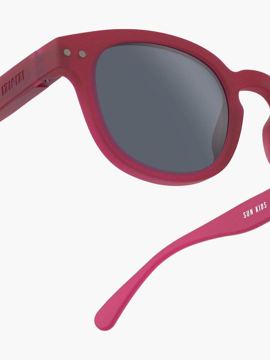Izipizi Square Kids Sunglasses with Polarized Lens Red for 3-5 Years