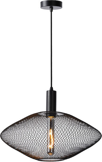 Lucide Lightning Mesh Pendant Light Black 45cm Lucide Lightning Mesh Pendant Light Black 45cm