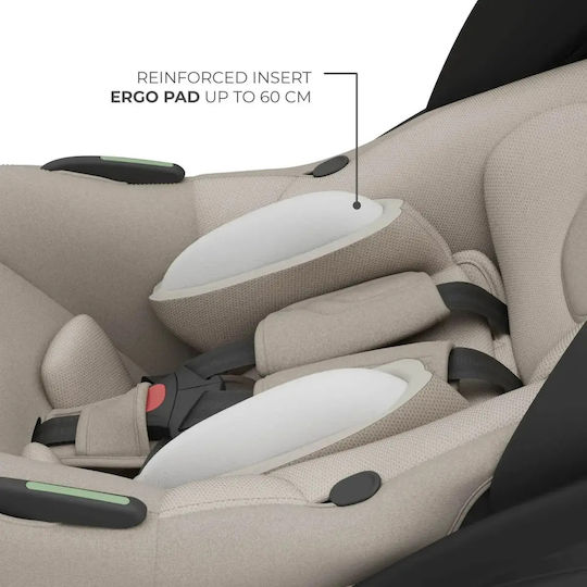 Kinderkraft Endura Safe Scaun Auto i-Size cu Isofix Bej