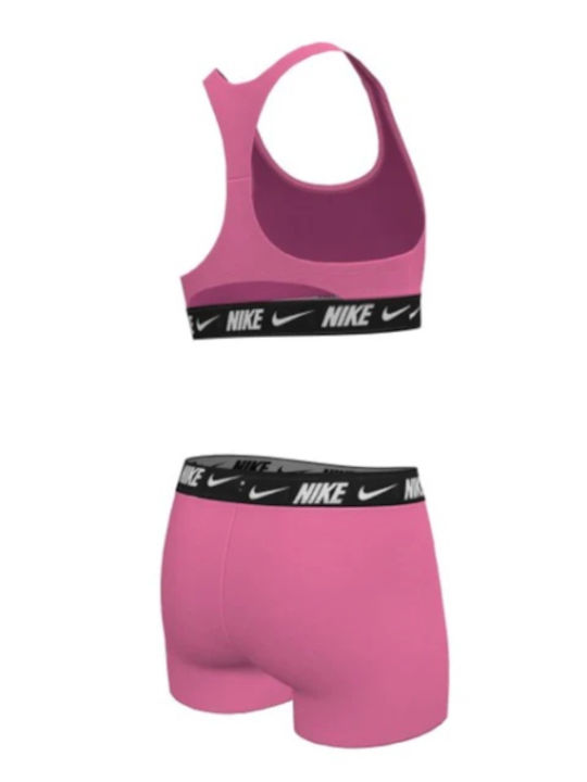 Nike Costum De Baie Pentru Copii Set Fuchsia
