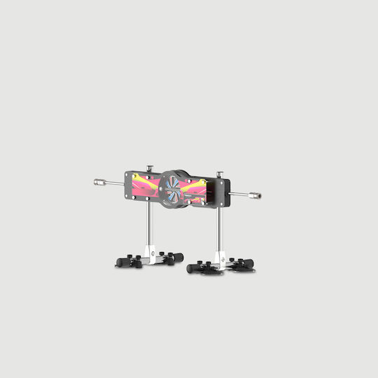 Double Multifunctional Premium Sex Machine Heating & Vibrating Double Trouble Premium Heating & Vibrating Multifunction Sex Machine Black