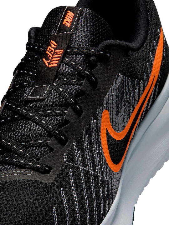 Run Defy Männer Sportschuhe Laufen Schwarz