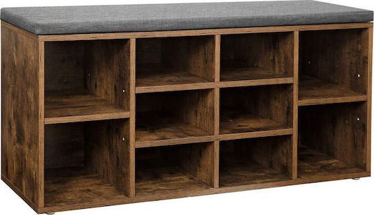 Ξύλινη με 5 Ράφια Καφέ 104x30x48cm LHS10BX Ξύλινη με 5 Ράφια Καφέ 104x30x48cm LHS10BX