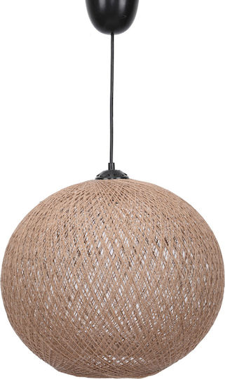 HomeMarkt Κρεμαστό Φωτιστικό Μπεζ 38x38x70εκ.