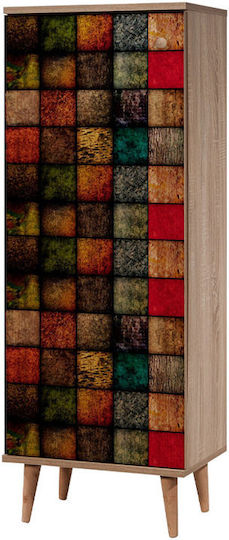 Ξύλινη Soho με 8 Ράφια Sonoma 50x38x135cm GP052-0001,1