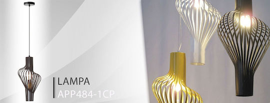 Toolight Κρεμαστό Φωτιστικό Μαύρο