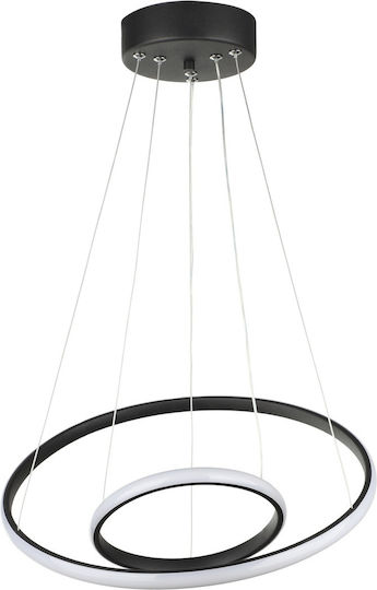 Heronia LED Ceiling Light Black 60x60cm Heronia LED Ceiling Light Black 60x60cm