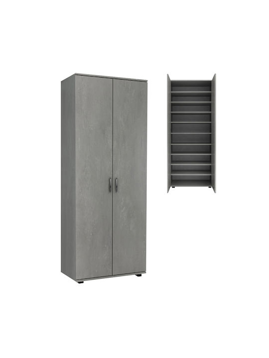 Suport pentru pantofi Eric Beton gri L76xW36xH187cm