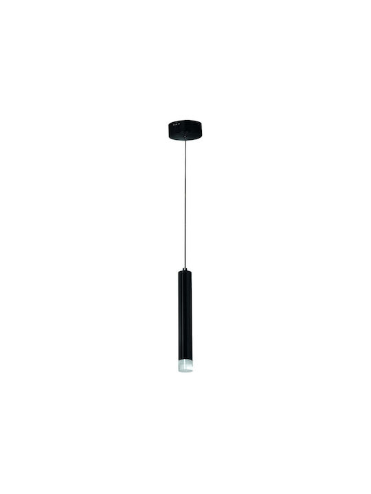 Eko Light Carbon Κρεμαστό Φωτιστικό Μαύρο LED