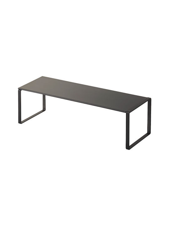 Μεταλλική Παπουτσοθήκη Frame με 1 Ράφι Black 60x12x10cm