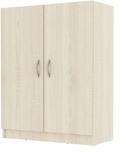 Ξύλινη με 4 Ράφια Μπεζ 70x33x90cm E-4021 Ξύλινη με 4 Ράφια Μπεζ 70x33x90cm E-4021