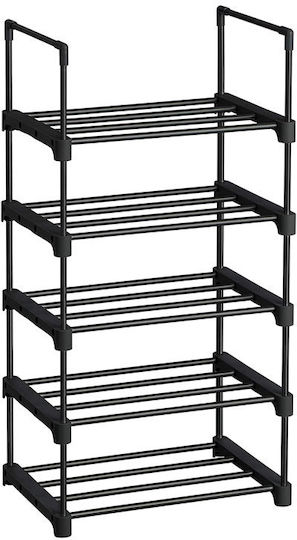 Μεταλλική με 5 Ράφια Μαύρη 45x30x89.5cm LSA005B02 Μεταλλική με 5 Ράφια Μαύρη 45x30x89.5cm LSA005B02