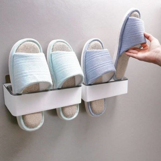 Plastic Hanging Stand In White Colour 24x9x6cm