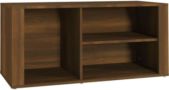 Ξύλινη με 2 Ράφια 100x35x45cm Ξύλινη με 2 Ράφια 100x35x45cm
