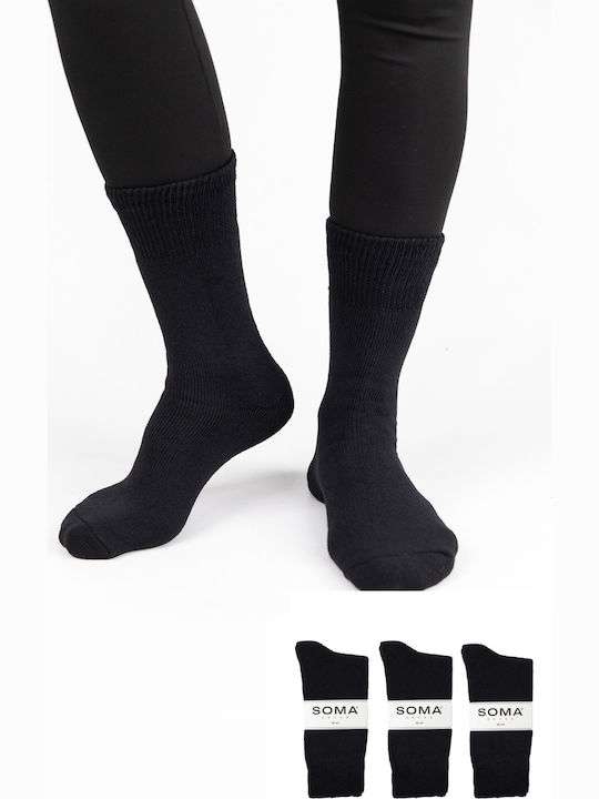 Soma Socks Casual Șosete Pentru Femei Negre 3Pack Soma Socks Casual Șosete Pentru Femei Negre 3Pack