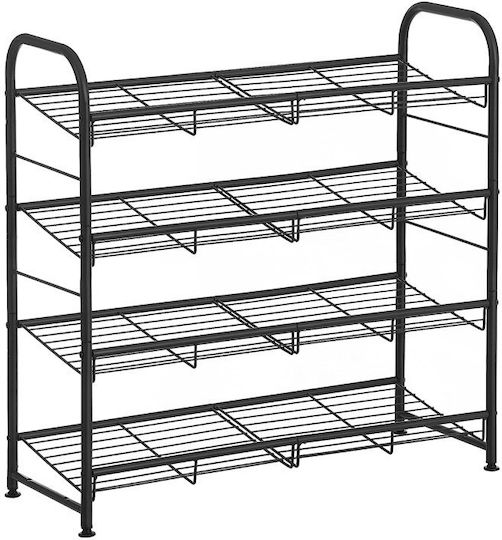 Μεταλλική με 4 Ράφια Μαύρη 68.5x27.5x65cm LMR067B01 Μεταλλική με 4 Ράφια Μαύρη 68.5x27.5x65cm LMR067B01